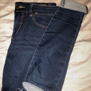 Blue Garage Jeans with Slits on the Knees
